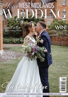 Cover of the December/January 2022/2023 issue of Your West Midlands Wedding magazine