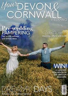 Cover of the September/October 2025 issue of Your Devon & Cornwall Wedding magazine