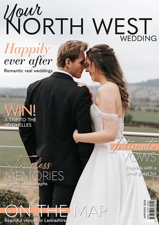 Cover of the April/May 2026 issue of Your North West Wedding magazine