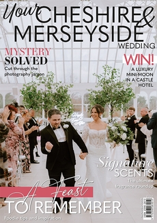 Cover of the November/December 2025 issue of Your Cheshire & Merseyside Wedding magazine