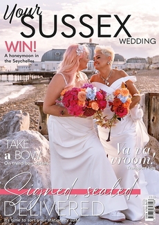 Cover of the April/May 2026 issue of Your Sussex Wedding magazine