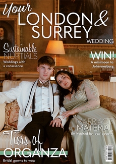Cover of the July/Aug 2026 issue of Your London and Surrey Wedding magazine