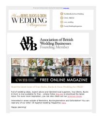 Your Berks, Bucks and Oxon Wedding magazine - November 2021 newsletter