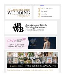 Your Berks, Bucks and Oxon Wedding magazine - January 2022 newsletter