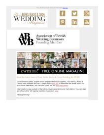 Your Berks, Bucks and Oxon Wedding magazine - January 2023 newsletter