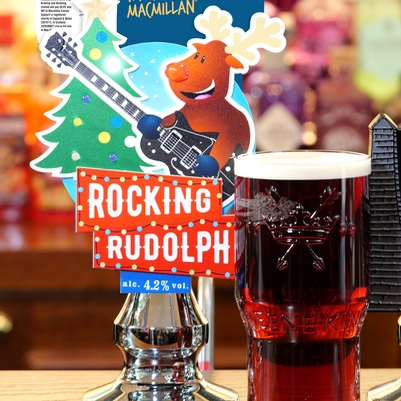 Rocking Rudolph Ale announces Christmas comeback with Macmillan Cancer Support donation