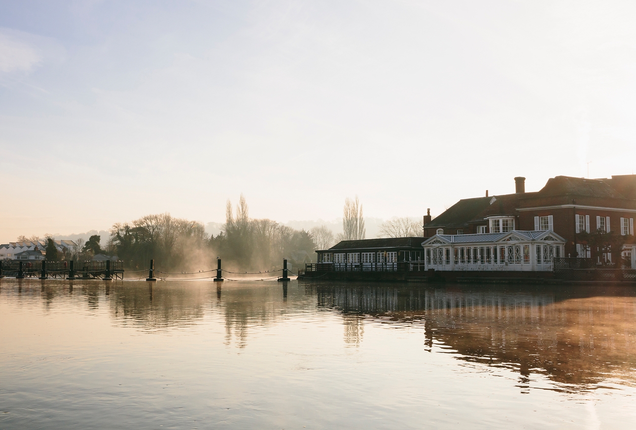 Macdonald Compleat Angler Hotel, Marlow perched on the River Thames and the new dining pods