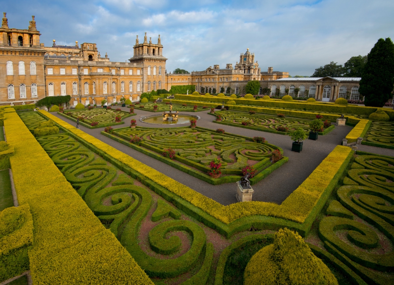 The Italian Garden at Blenheim Palace