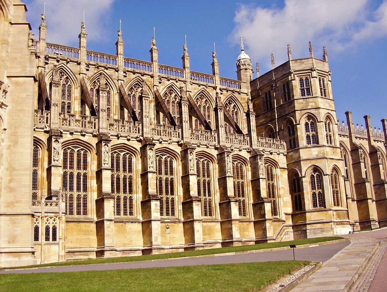 Exterior of Windsor Castle, the most googled royal residence