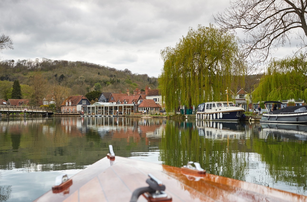 View of The Swan at Streatley in Berkshire