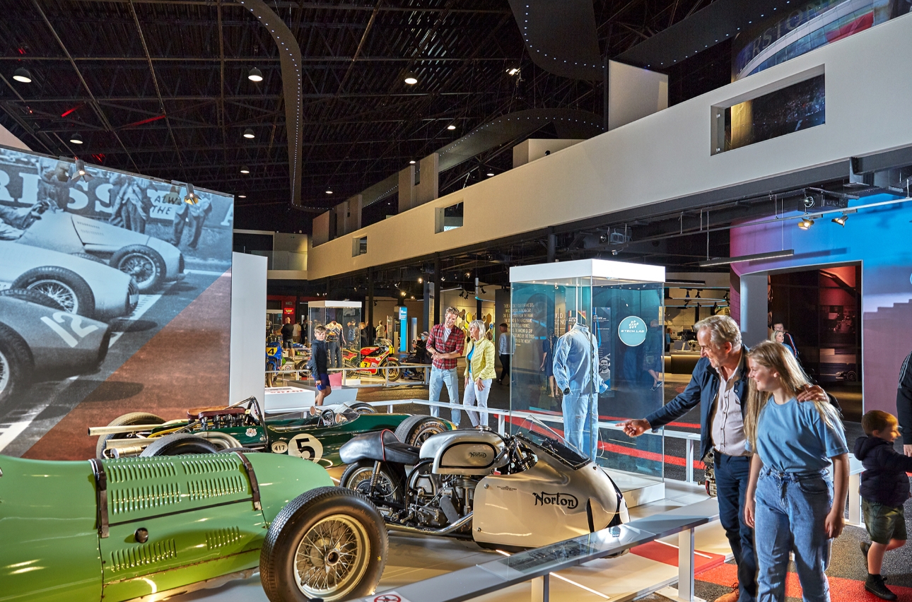 Inside the Silverstone Interactive Museum