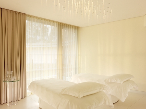 sound therapy treatment room at The Spa at Coworth Park