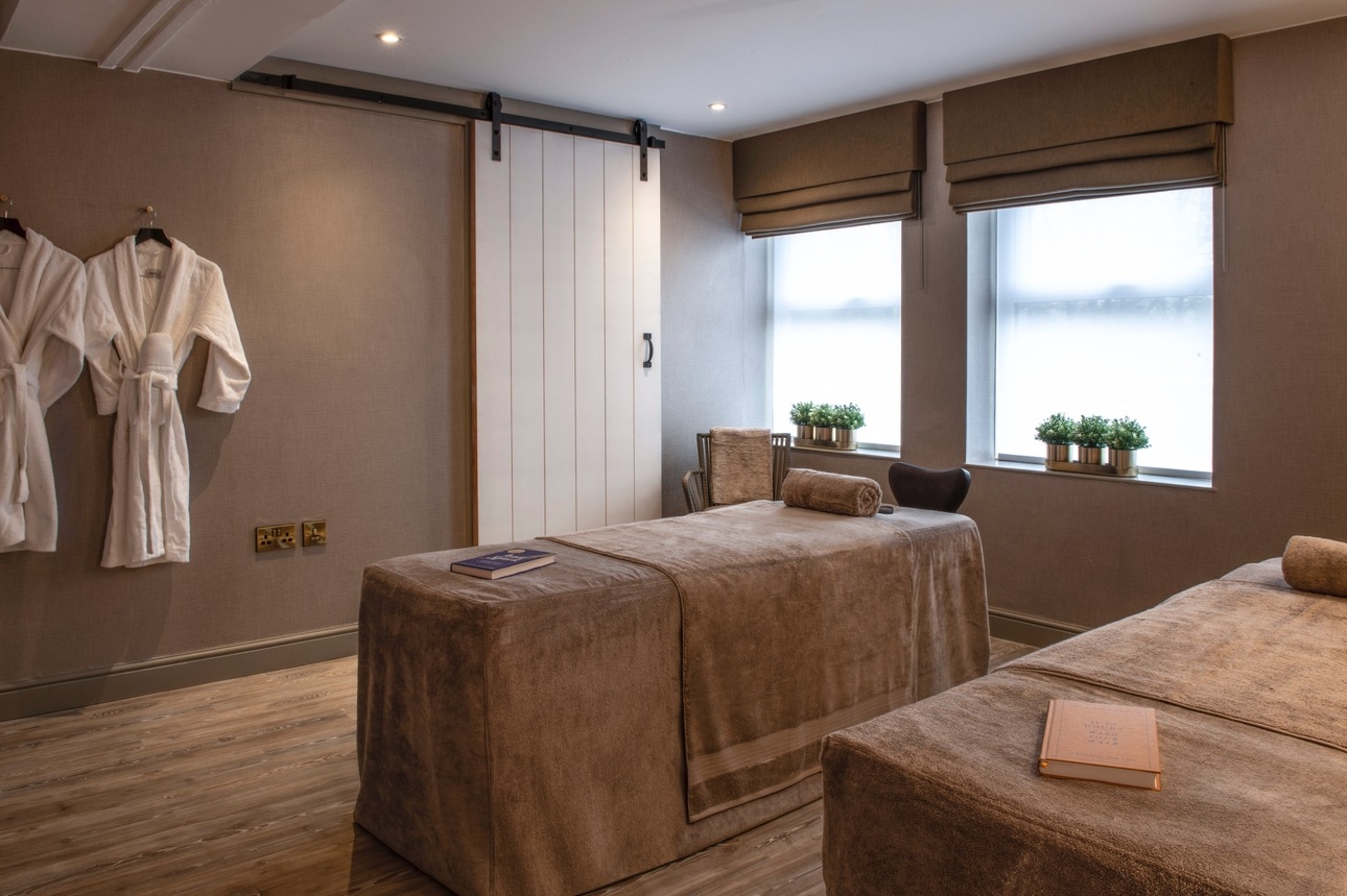 Spa treatment room at Horwood House Hotel