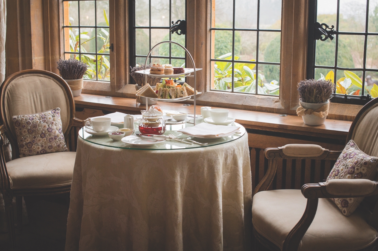 The dining room at Le Manoir aux Quat’Saisons in Oxfordshire
