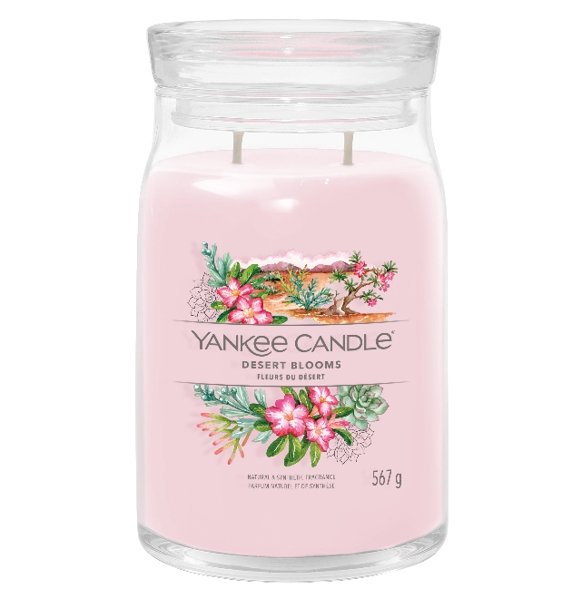 The new Yankee Candle® SS24 desert blooms candle