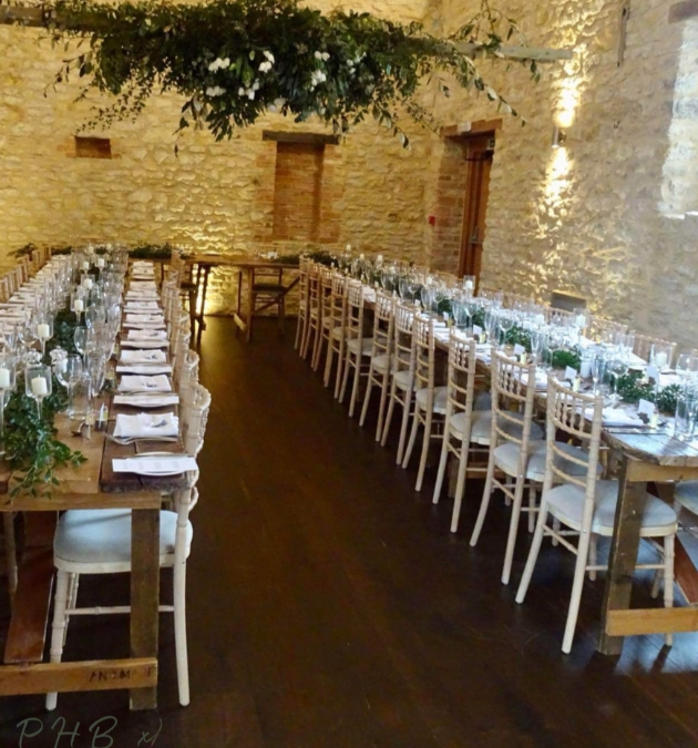 Prop Hire Bucks wedding styling