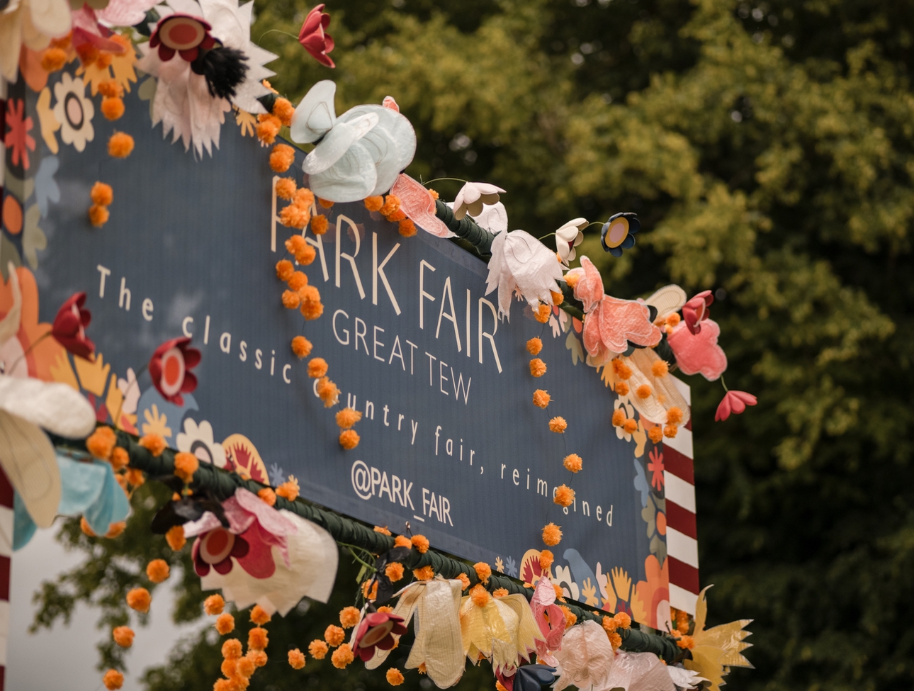 Park Fair festival in the Cotswolds