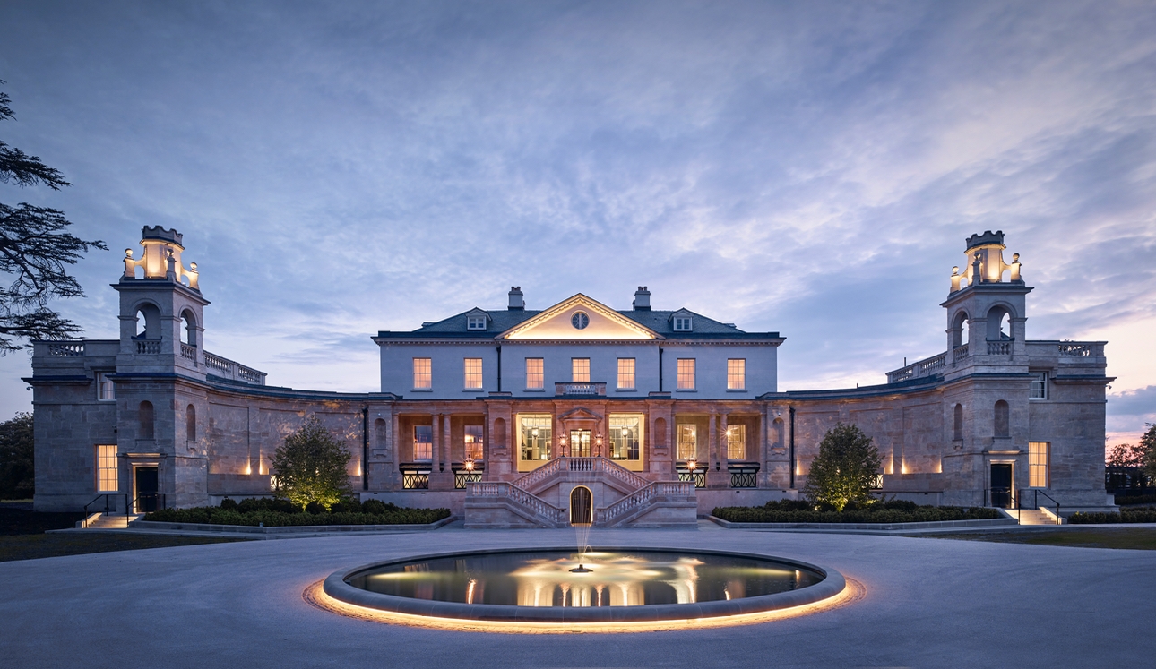 The Langley in Buckinghamshire photographed at dusk