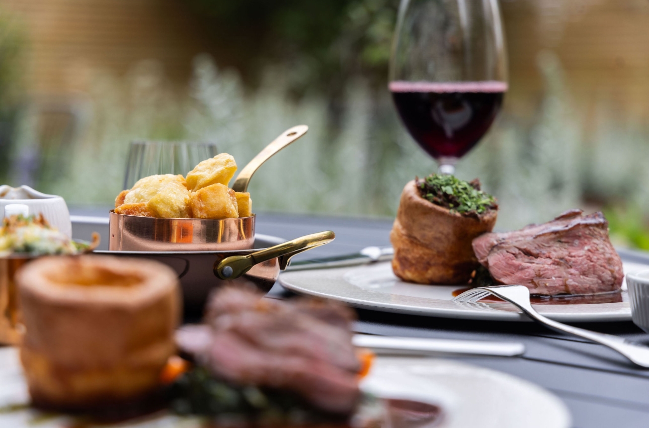 Food and wine at The Braywood, a Dining Experience in Maidenhead