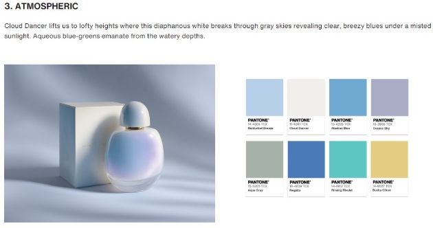 Pantone's Colour of the Year 2026 atmospheric palette