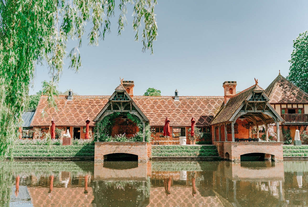 Exterior of Waddesdon wedding venue in Buckinghamshire