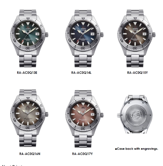 Six silver watches