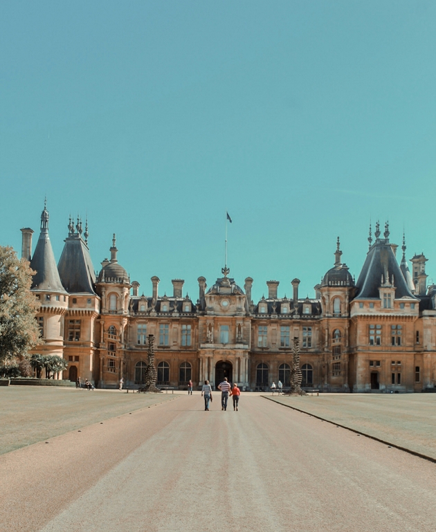 Waddesdon Manor and grounds in Aylesbury, Buckinghamshire