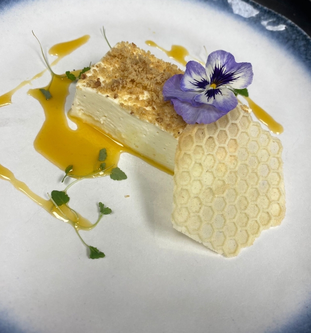 Cheesecake at Burnham Beeches Hotel
