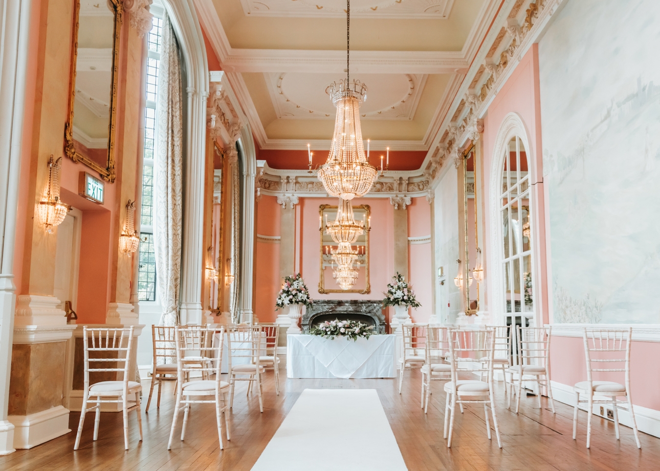 Ceremony room at Danesfield House Hotel & Spa