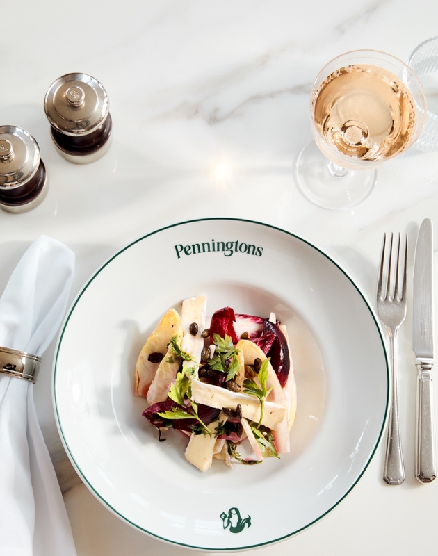 A dish at Penningtons restaurant in the Castle Hotel Windsor