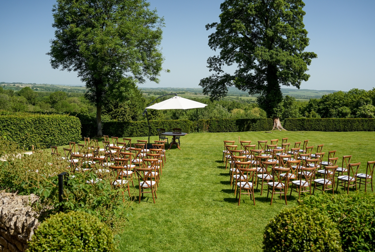 The Feathered Nest's new outdoor ceremony space